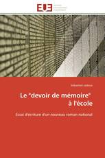 Le "devoir de mémoire"   à l'école