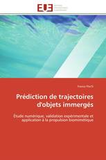 Prédiction de trajectoires d'objets immergés