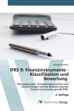 IFRS 9: Finanzinstrumente - Klassifikation und Bewertung