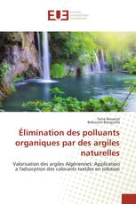 Élimination des polluants organiques par des argiles naturelles