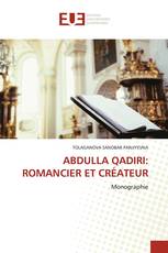 ABDULLA QADIRI: ROMANCIER ET CRÉATEUR