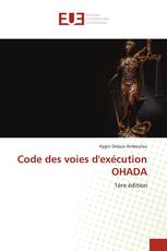 Code des voies d'exécution OHADA