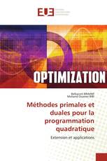 Méthodes primales et duales pour la programmation quadratique