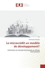Le microcrédit un modèle de développement?