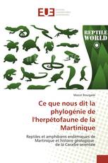 Ce que nous dit la phylogénie de l'herpétofaune de la Martinique