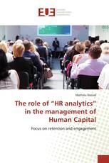 The role of “HR analytics” in the management of Human Capital