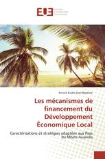 Les mécanismes de financement du Développement Économique Local