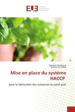 Mise en place du système HACCP
