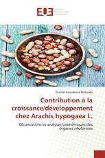 Contribution à la croissance/développement chez Arachis hypogaea L.