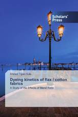 Dyeing kinetics of flax / cotton fabrics