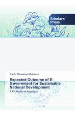 Expected Outcome of E-Government for Sustainable National Development