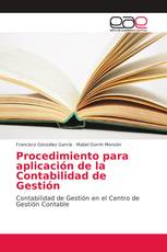 Procedimiento para aplicación de la Contabilidad de Gestión