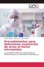 Procedimientos para determinar exposición de arroz al horno microondas