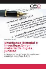 Enseñanza bimodal e Investigación en materia de Inglés Jurídico