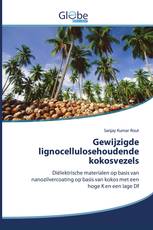 Gewijzigde lignocellulosehoudende kokosvezels
