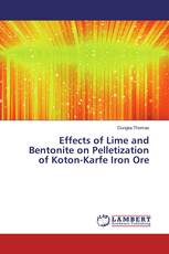 Effects of Lime and Bentonite on Pelletization of Koton-Karfe Iron Ore