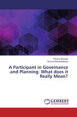 A Participant in Governance and Planning: What does it Really Mean?