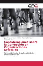 Consideraciones sobre la Corrupción en Organizaciones Estatales