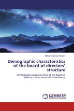 Demographic characteristics of the board of directors’ structure