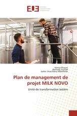 Plan de management de projet MILK NOVO