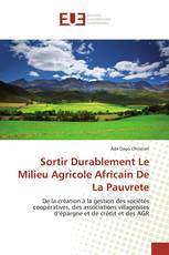 Sortir Durablement Le Milieu Agricole Africain De La Pauvrete