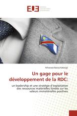 Un gage pour le développement de la RDC: