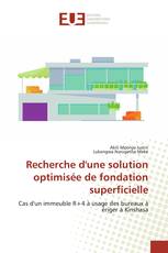 Recherche d'une solution optimisée de fondation superficielle