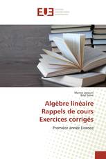Algèbre linéaireRappels de coursExercices corrigés