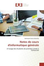 Notes de cours d'informatique générale