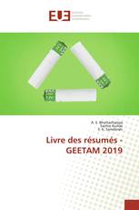 Livre des résumés - GEETAM 2019