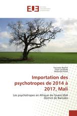 Importation des psychotropes de 2014 à 2017, Mali