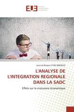 L'ANALYSE DE L'INTEGRATION REGIONALE DANS LA SADC