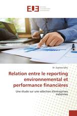 Relation entre le reporting environnemental et performance financières