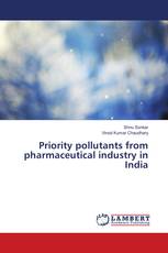 Priority pollutants from pharmaceutical industry in India