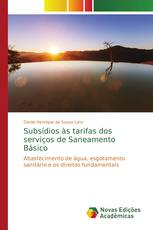 Subsídios às tarifas dos serviços de Saneamento Básico
