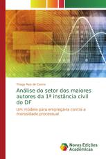 Análise do setor dos maiores autores da 1ª instância civil do DF