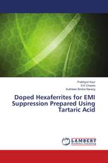 Doped Hexaferrites for EMI Suppression Prepared Using Tartaric Acid
