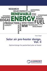 Solar air pre-heater design, Vol. II