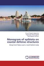 Monogram of epibiota on coastal defense structures