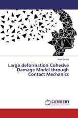 Large deformation Cohesive Damage Model through Contact Mechanics