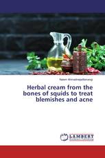 Herbal cream from the bones of squids to treat blemishes and acne