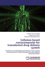 Cellulose based nanocomposite for transdermal drug delivery system