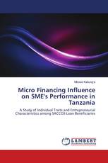Micro Financing Influence on SME's Performance in Tanzania