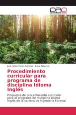 Procedimiento curricular para programa de disciplina Idioma Inglés