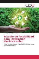 Estudio de factibilidad para instalación eléctrica solar