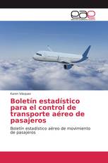 Boletín estadístico para el control de transporte aéreo de pasajeros