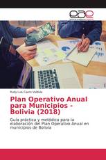 Plan Operativo Anual para Municipios - Bolivia (2018)