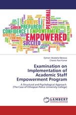 Examination on Implementation of Academic Staff Empowerment Program