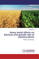 Heavy metal effects on biomass and growth rate of selective plants