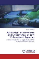 Assessment of Prevalence and Effectiveness of Law Enforcement Agencies